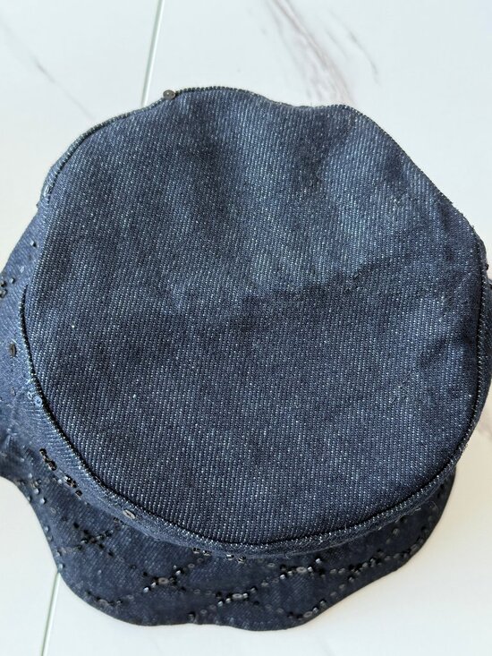 Chanel Bucket Hat Denim OS
